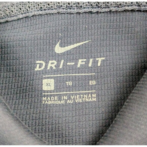 Nike Chicago Cubs Polo Shirt Mens XL Navy Blue Baseball Dri-Fit Performance - Picture 5 of 8